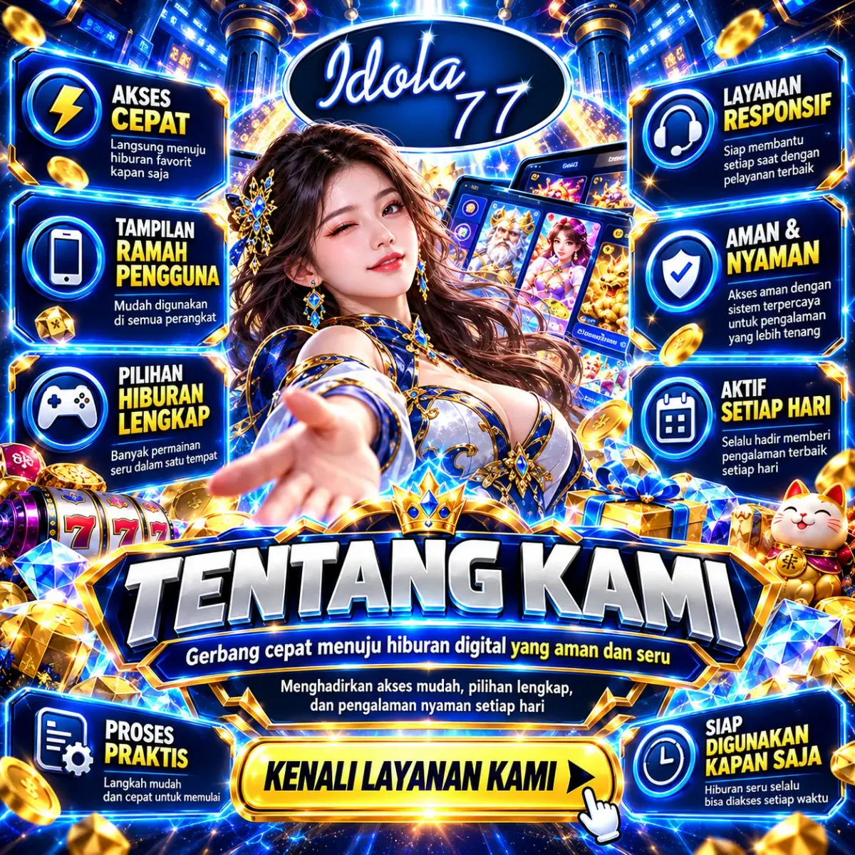 Banner halaman Tentang IDOLA77: IDOLA77: Mengenal Pintu Masuk Hiburan Digital